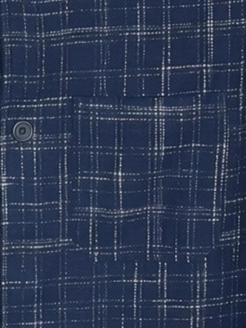 COS Navy Blue Wool Blend Grid Overshirt Jacket Relaxed Fit Size TP US XS S - Picture 7 of 11